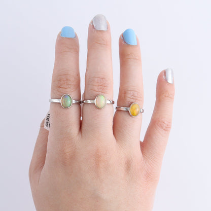 One Ethiopian Opal Ring - Expert Wholesale and Supplier of Wholesale Crystals & Bulk Gemstones, ["ethiopian opal","India","Ring","sterling silver"]