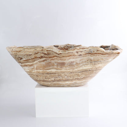 Mexican Onyx/Calcite Bowl 16"