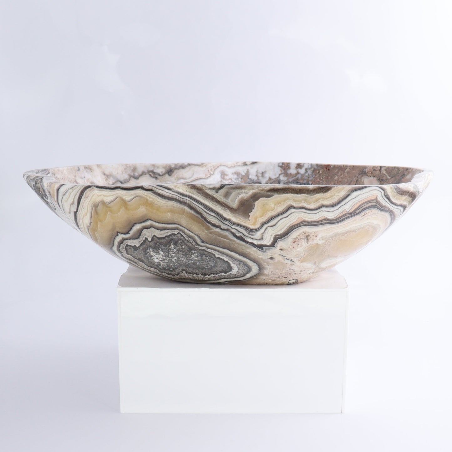 Mexican Onyx/Calcite Bowl - Expert Wholesale and Supplier of Wholesale Crystals & Bulk Gemstones, ["Bowls","Calcite","Mexico","onyx"]
