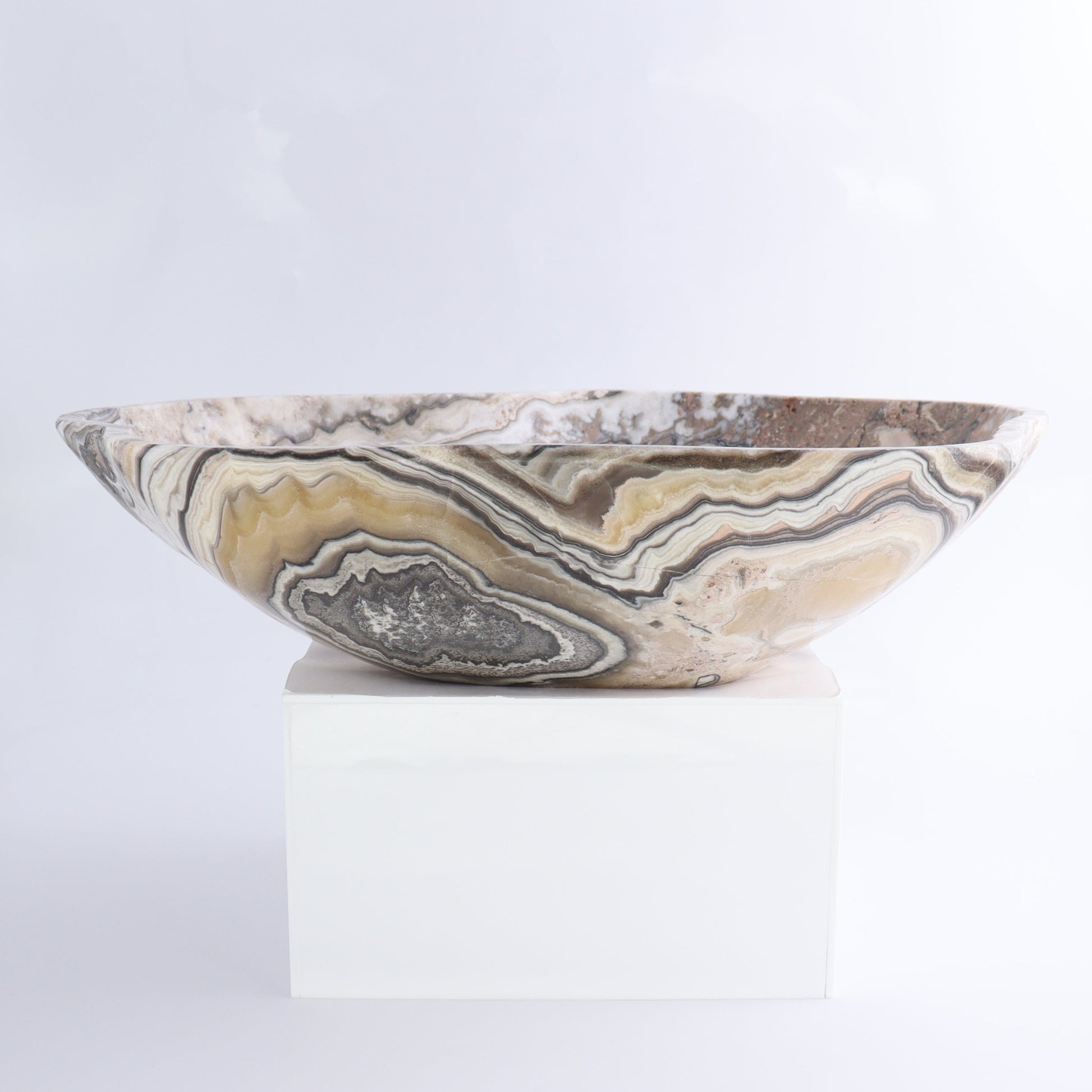 Mexican Onyx/Calcite Bowl - Expert Wholesale and Supplier of Wholesale Crystals & Bulk Gemstones, ["Bowls","Calcite","Mexico","onyx"]