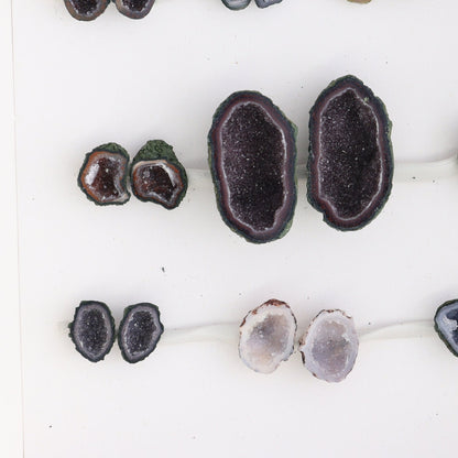 Tabasco Geodes 10 Pairs - Expert Wholesale and Supplier of Wholesale Crystals & Bulk Gemstones, ["Geodes","Tabasco Geode"]