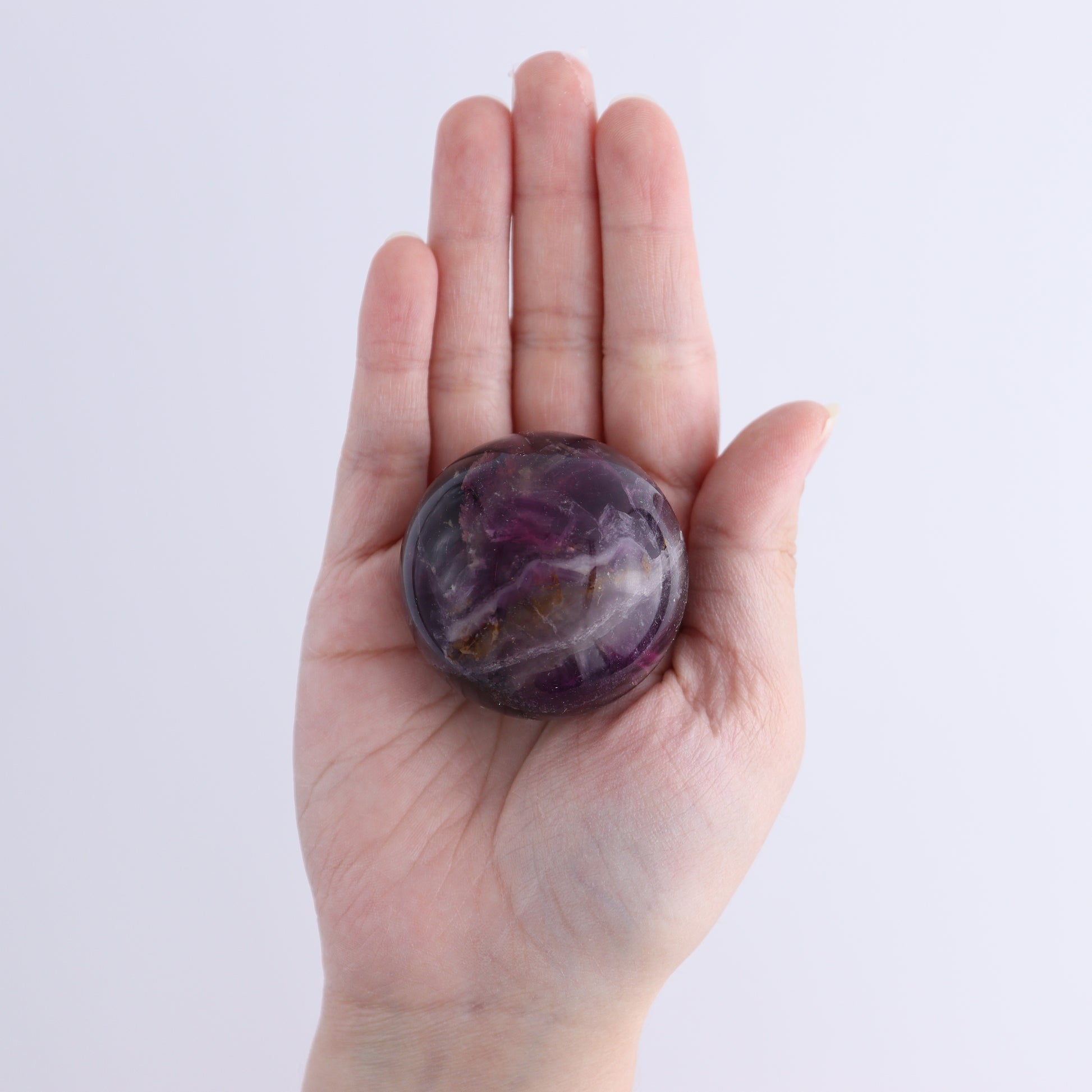 Purple Fluorite Spheres Set of 9 - Expert Wholesale and Supplier of Wholesale Crystals & Bulk Gemstones, ["Fluorite","Purple Fluorite","Spheres"]