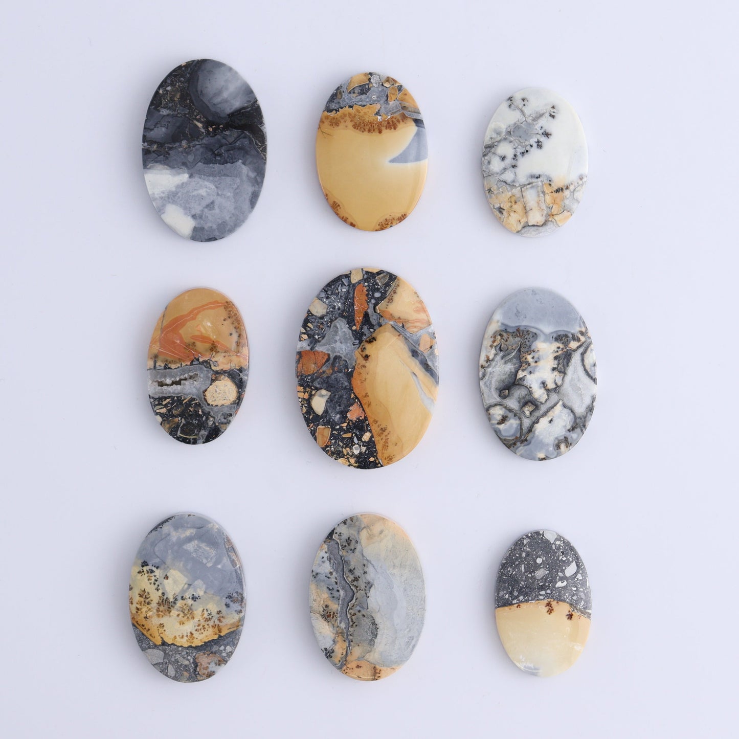 One Maligano Jasper Oval Cab - Expert Wholesale and Supplier of Wholesale Crystals & Bulk Gemstones, ["Cabs","jasper","Maligano Jasper","Oval"]