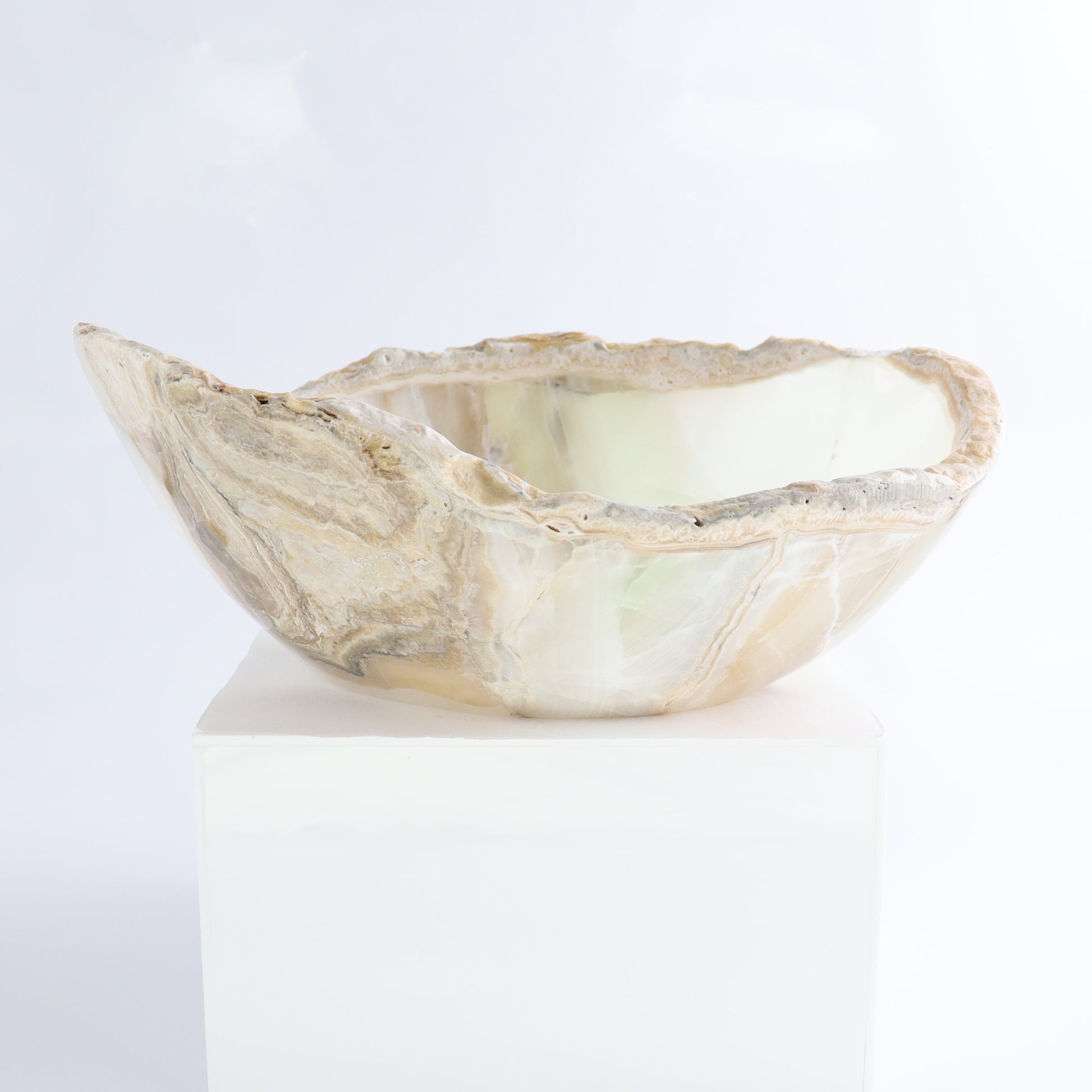 Mexican Onyx/Calcite Bowl - Expert Wholesale and Supplier of Wholesale Crystals & Bulk Gemstones, ["Bowls","Calcite","Mexico","onyx"]