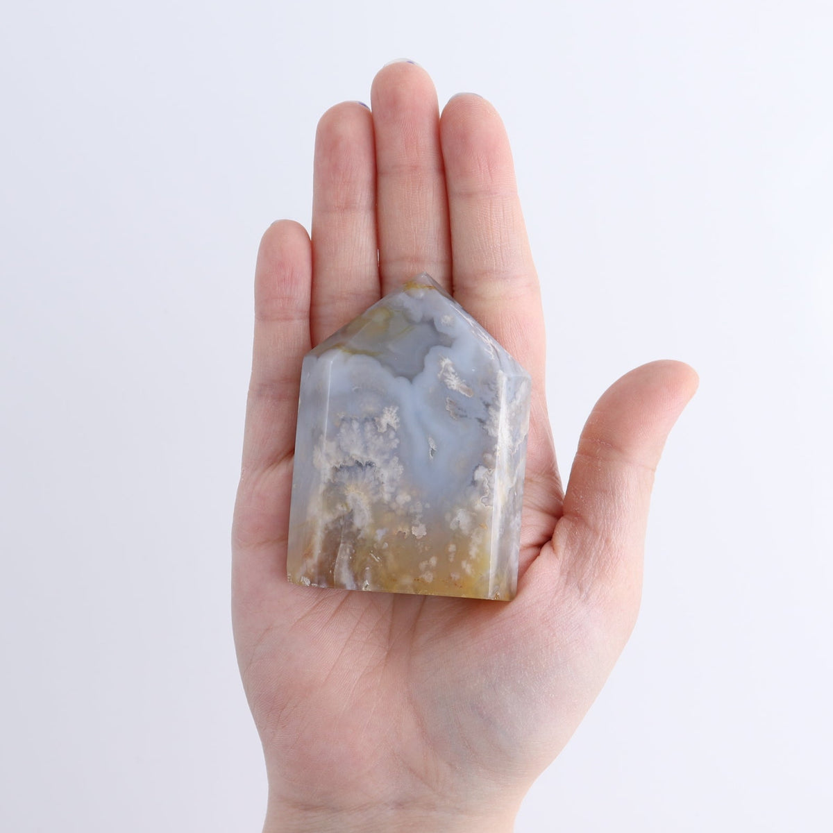 One Tower Chalcedony Agate | Mi Esperanza Minerals | Supplier of Crystals and Onyx