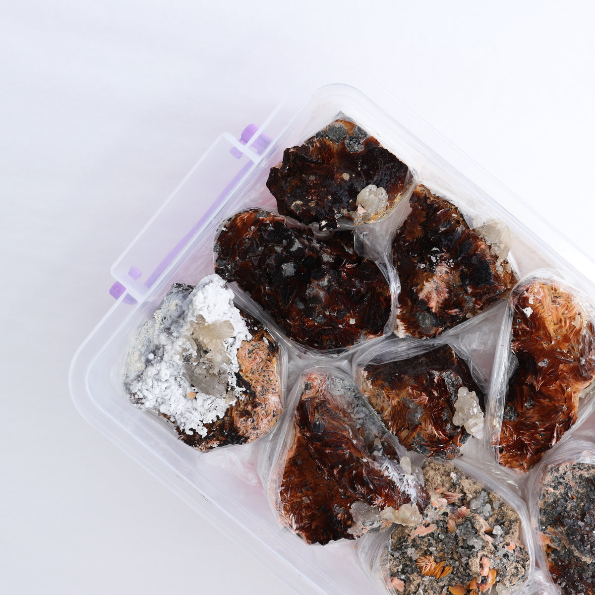 Cerussite Barite from Morocco Flat