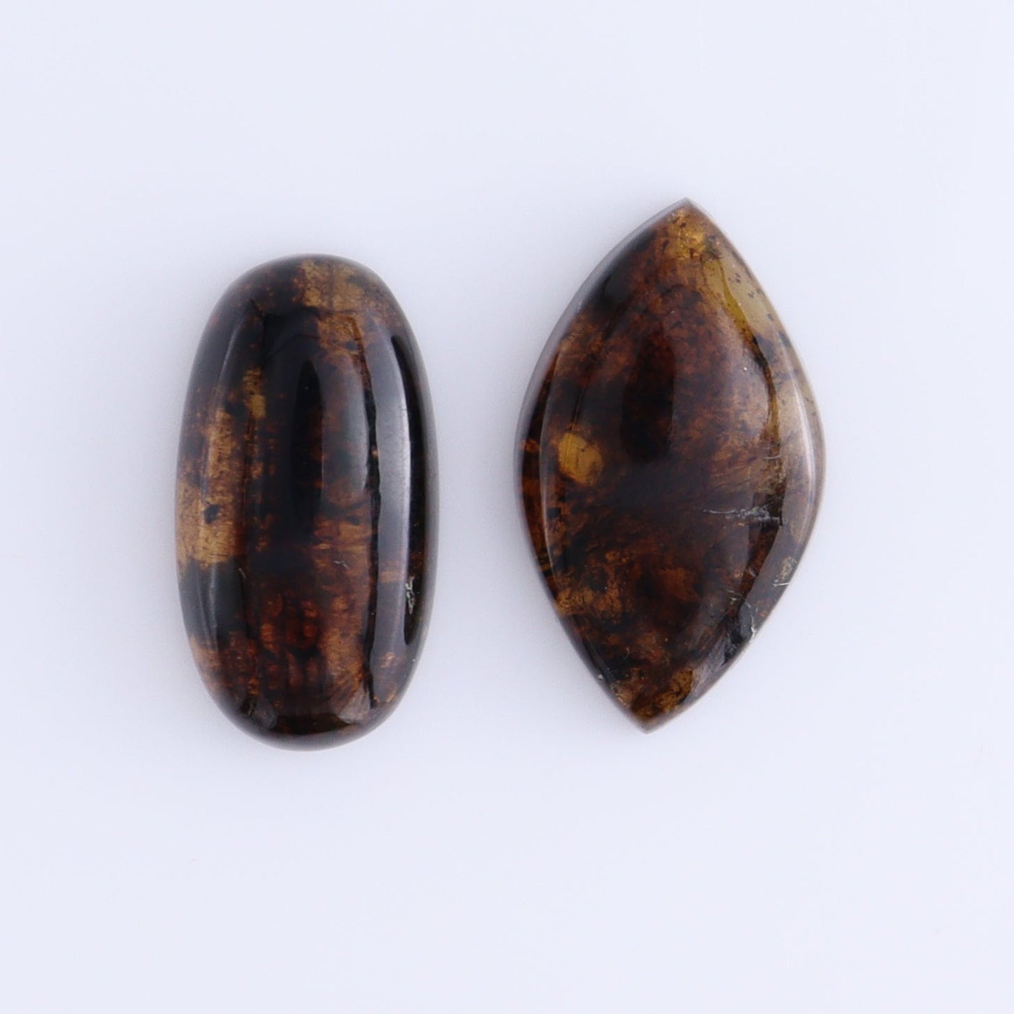 Chiapas Mexico Amber Cabs Set of 8 - Expert Wholesale and Supplier of Wholesale Crystals & Bulk Gemstones, ["Amber","Cabs","Chiapas Amber","Mexico"]