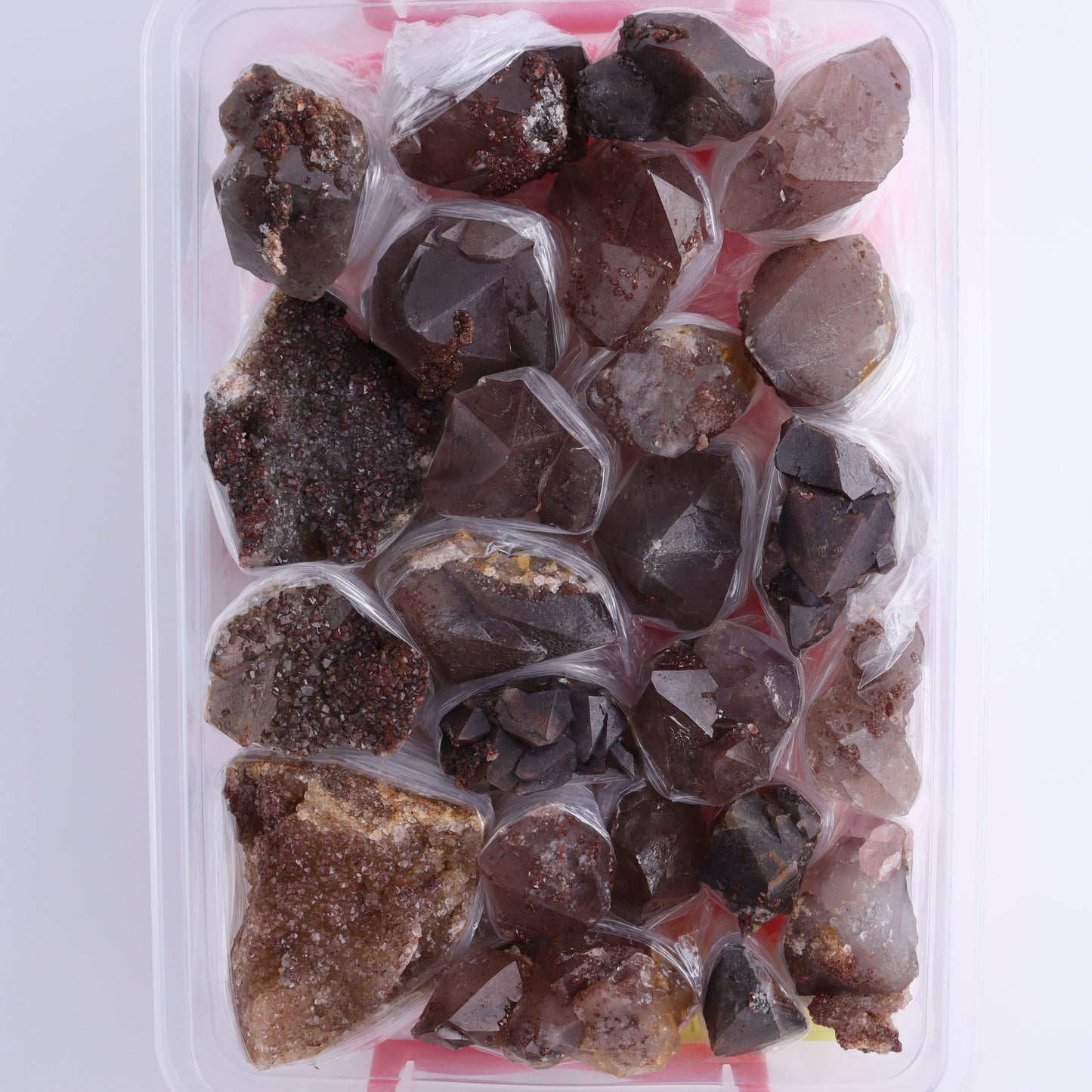 Quartz Hematite Inclusions Flat from Morocco - Expert Wholesale and Supplier of Wholesale Crystals & Bulk Gemstones, ["Flats","Hematite","Morocco","Quartz","Quartz Hematite"]