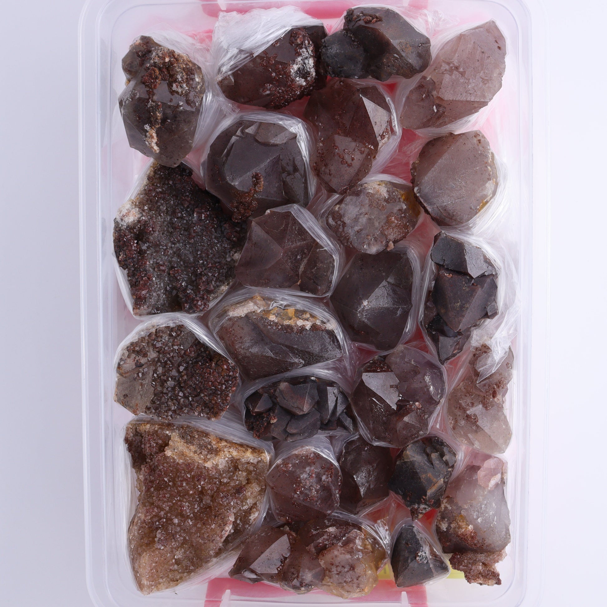 Quartz Hematite Inclusions Flat from Morocco - Expert Wholesale and Supplier of Wholesale Crystals & Bulk Gemstones, ["Flats","Hematite","Morocco","Quartz","Quartz Hematite"]