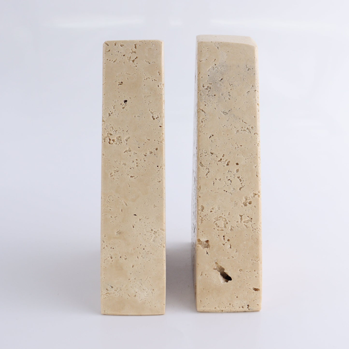 One Pair of Travertine Bookends - Expert Wholesale and Supplier of Wholesale Crystals & Bulk Gemstones, ["Bookends","Catalog Onyx","Mexico","Travertine"]