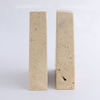 One Pair of Travertine Bookends - Expert Wholesale and Supplier of Wholesale Crystals & Bulk Gemstones, ["Bookends","Catalog Onyx","Mexico","Travertine"]