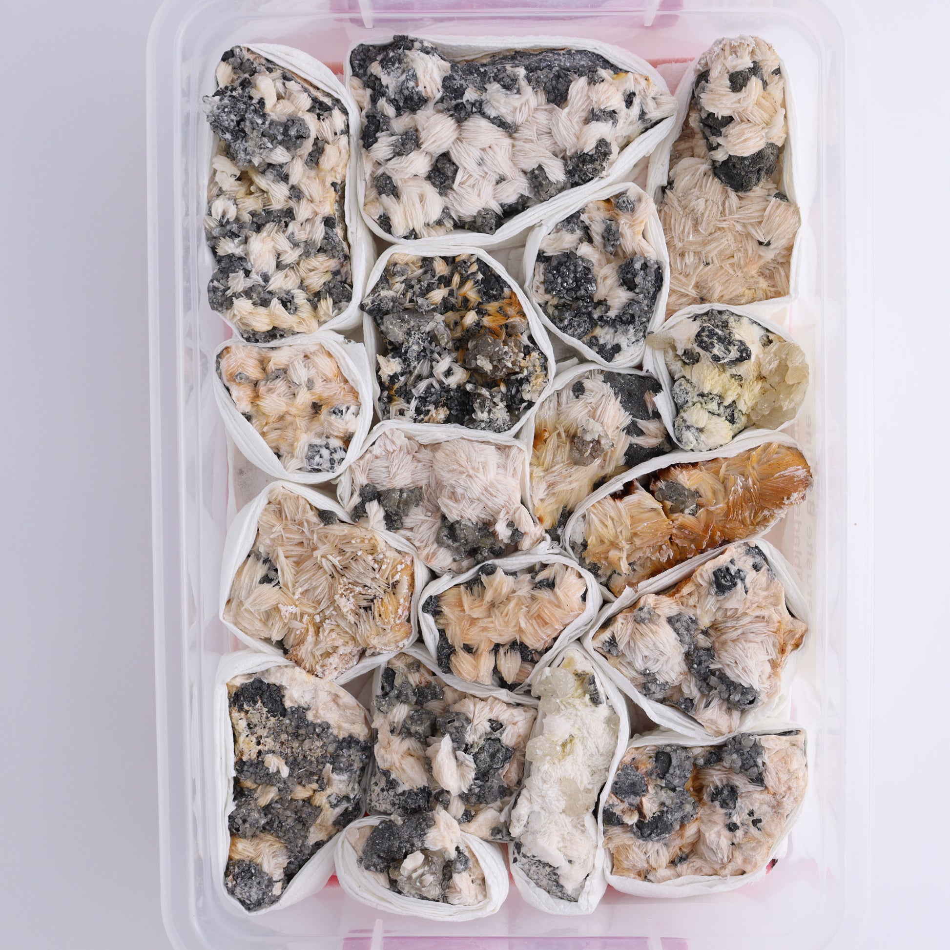 Cerussite Barite from Morocco Flat - Expert Wholesale and Supplier of Wholesale Crystals & Bulk Gemstones, ["Cerussite Barite","Flats","Morocco"]