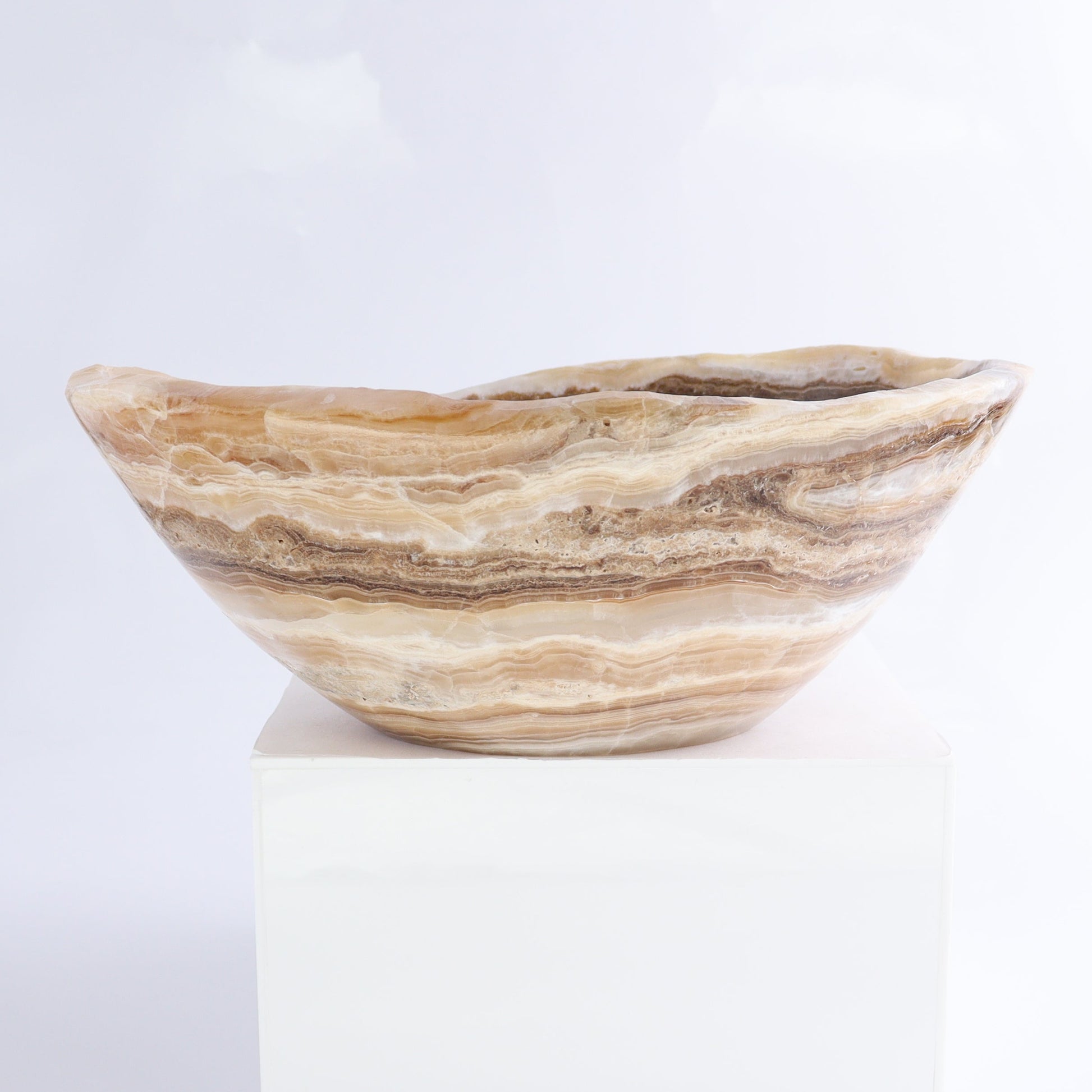 Mexican Onyx/Calcite Bowl - Expert Wholesale and Supplier of Wholesale Crystals & Bulk Gemstones, ["Bowls","Calcite","Mexico","onyx"]