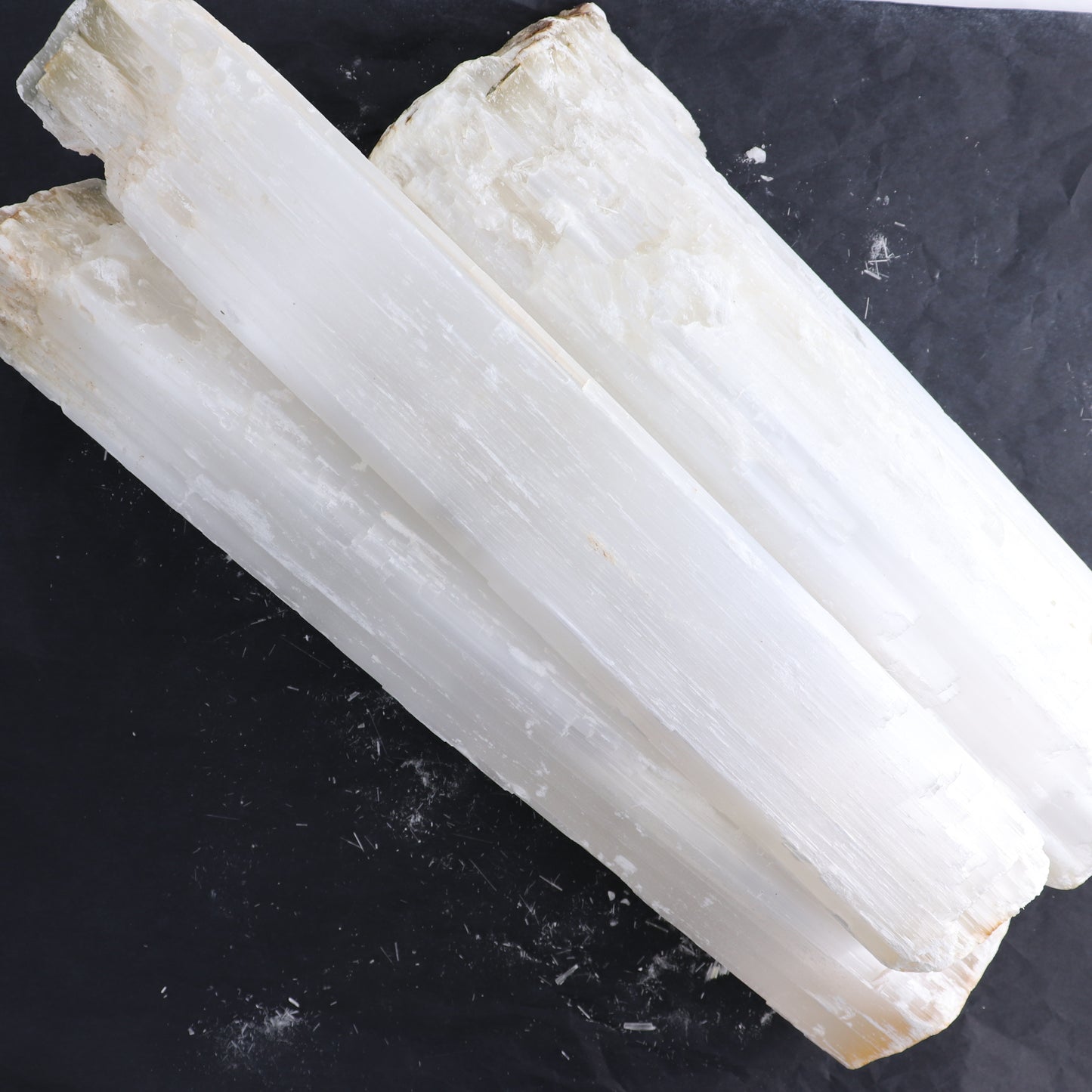 Selenite Logs Set of 3