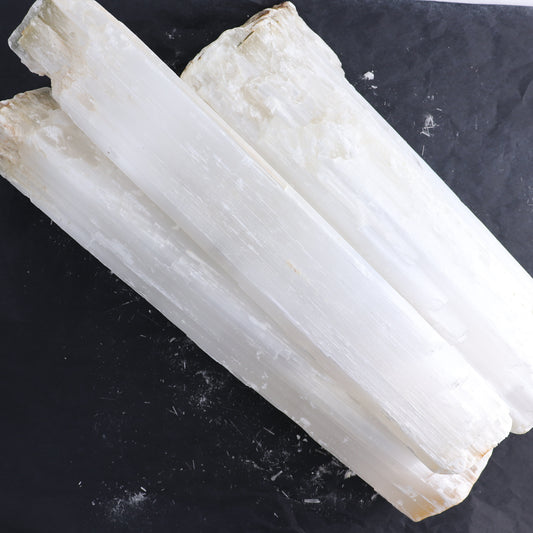 Selenite Logs Set of 3 - Expert Wholesale and Supplier of Wholesale Crystals & Bulk Gemstones, ["logs","selenite"]