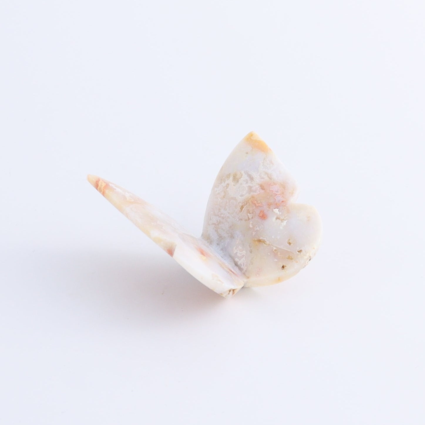 One White Fire Chalcedony Butterfly - Expert Wholesale and Supplier of Wholesale Crystals & Bulk Gemstones, ["Agate","Butterflies","Butterfly","White Fire Agate"]