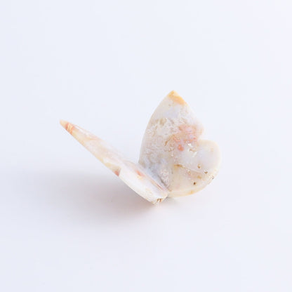 One White Fire Chalcedony Butterfly - Expert Wholesale and Supplier of Wholesale Crystals & Bulk Gemstones, ["Agate","Butterflies","Butterfly","White Fire Agate"]