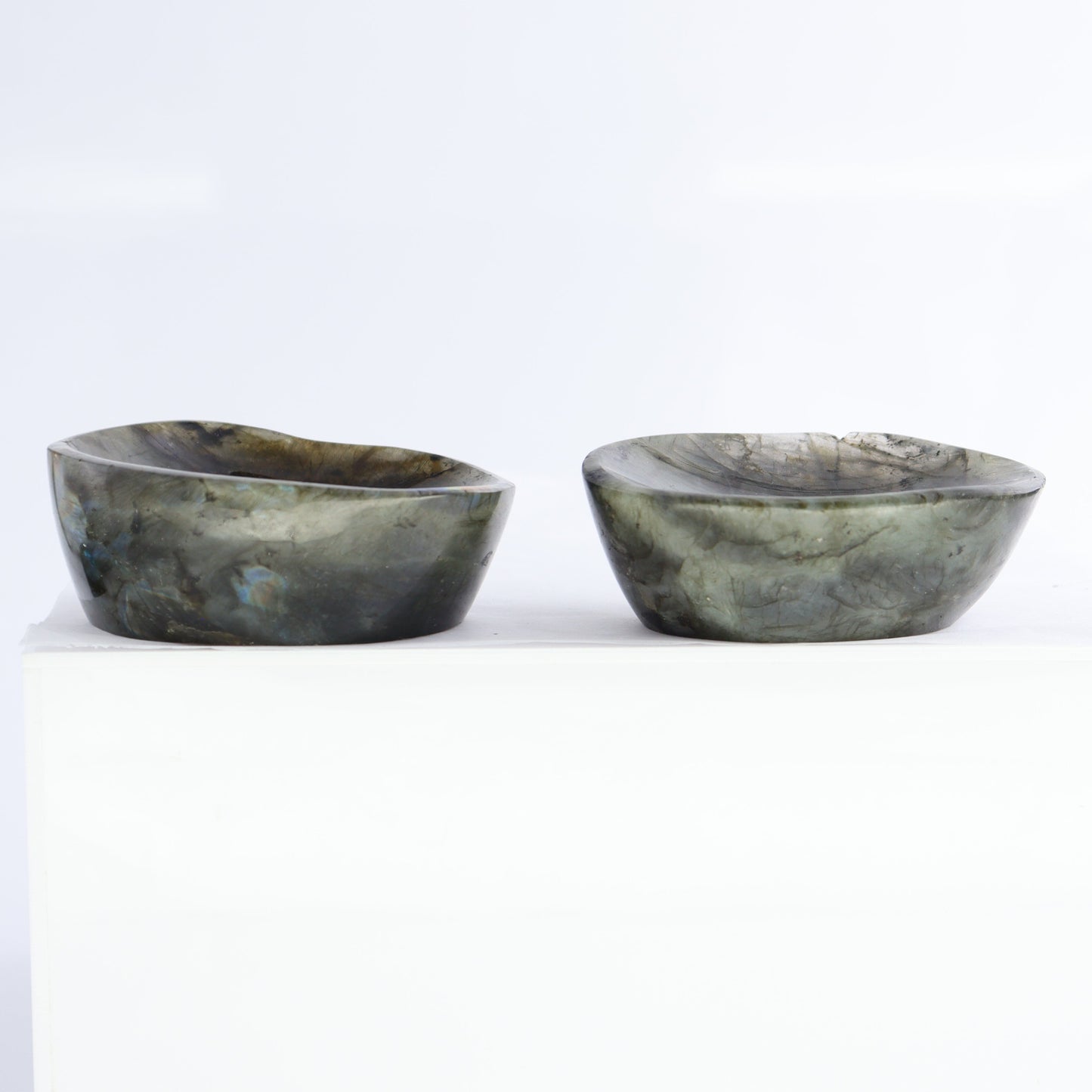Labradorite Bowls Set of 6 - Expert Wholesale and Supplier of Wholesale Crystals & Bulk Gemstones, ["Bowls","Labradorite","Madagascar"]