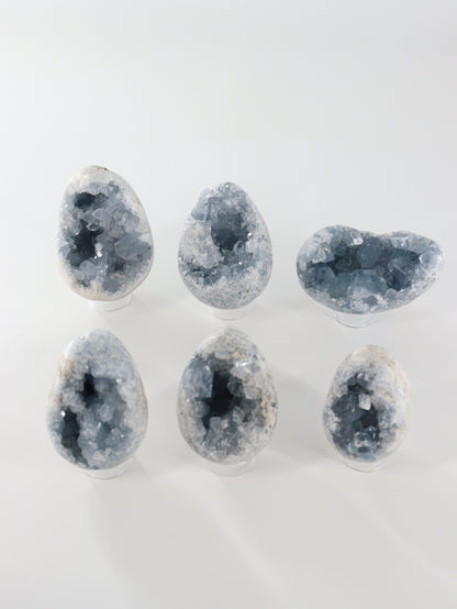 Celestite Eggs Set of 6 - Expert Wholesale and Supplier of Wholesale Crystals & Bulk Gemstones, []