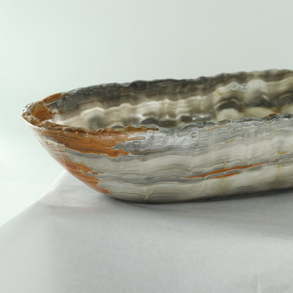 Onyx Canoe Bowl - Expert Wholesale and Supplier of Wholesale Crystals & Bulk Gemstones, ["Bowls","canoe","Mexico","onyx"]