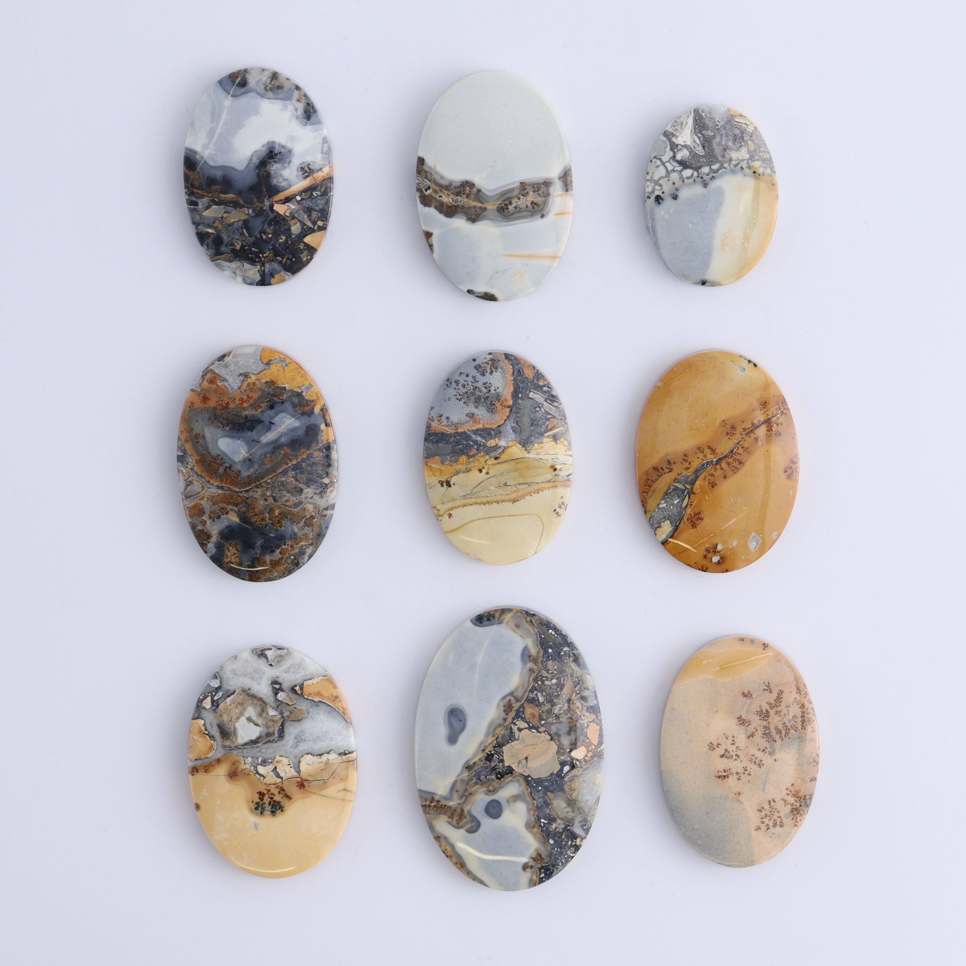 One Maligano Jasper Oval Cab - Expert Wholesale and Supplier of Wholesale Crystals & Bulk Gemstones, ["Cabs","jasper","Maligano Jasper","Oval"]