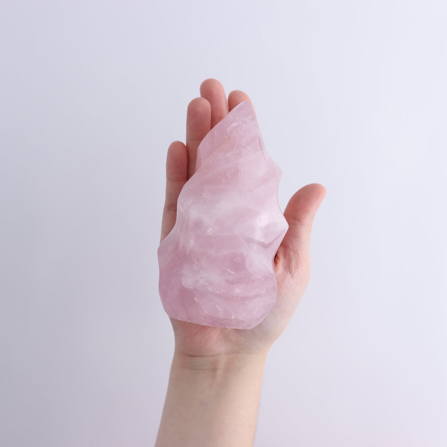 Rose Quartz Flames Set of 4 - Expert Wholesale and Supplier of Wholesale Crystals & Bulk Gemstones, ["flames","Madagascar","Quartz","Rose Quartz"]