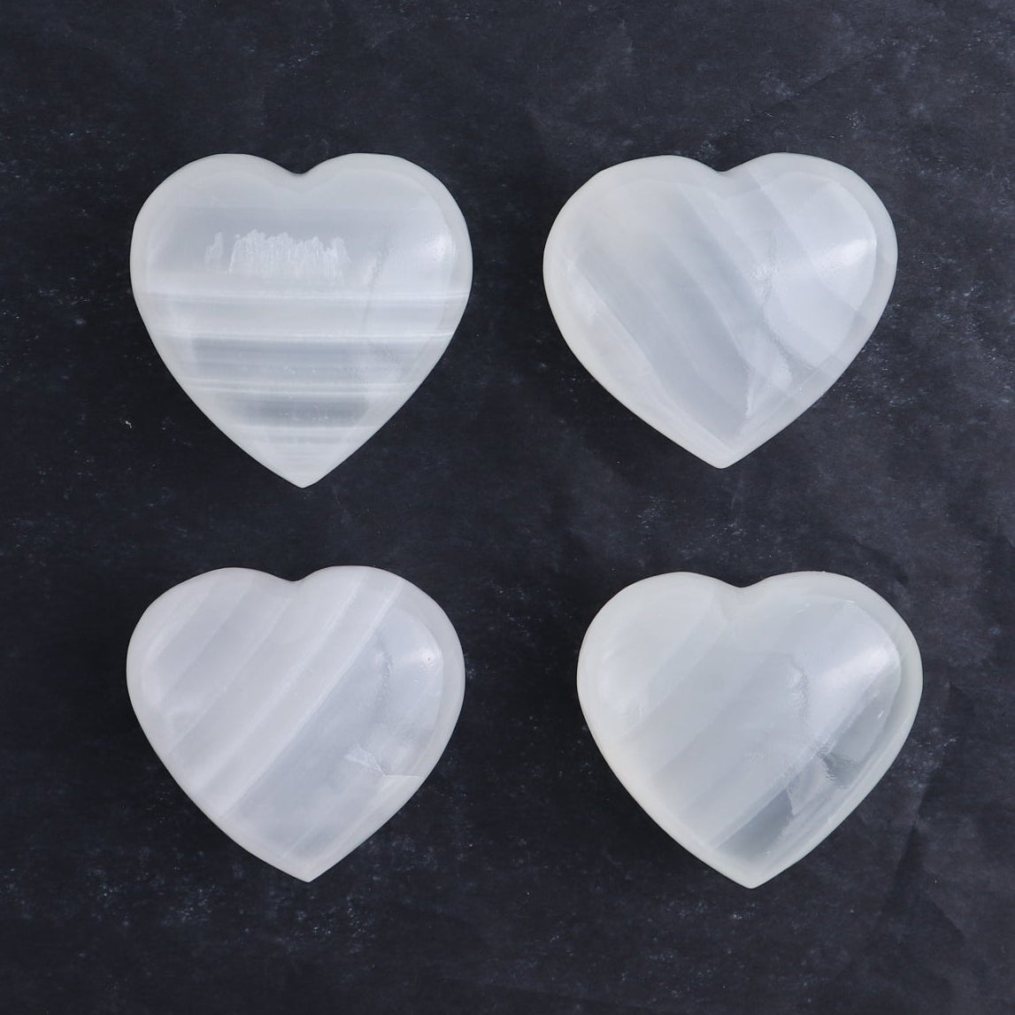 One Heart Mexican Onyx/Calcite White