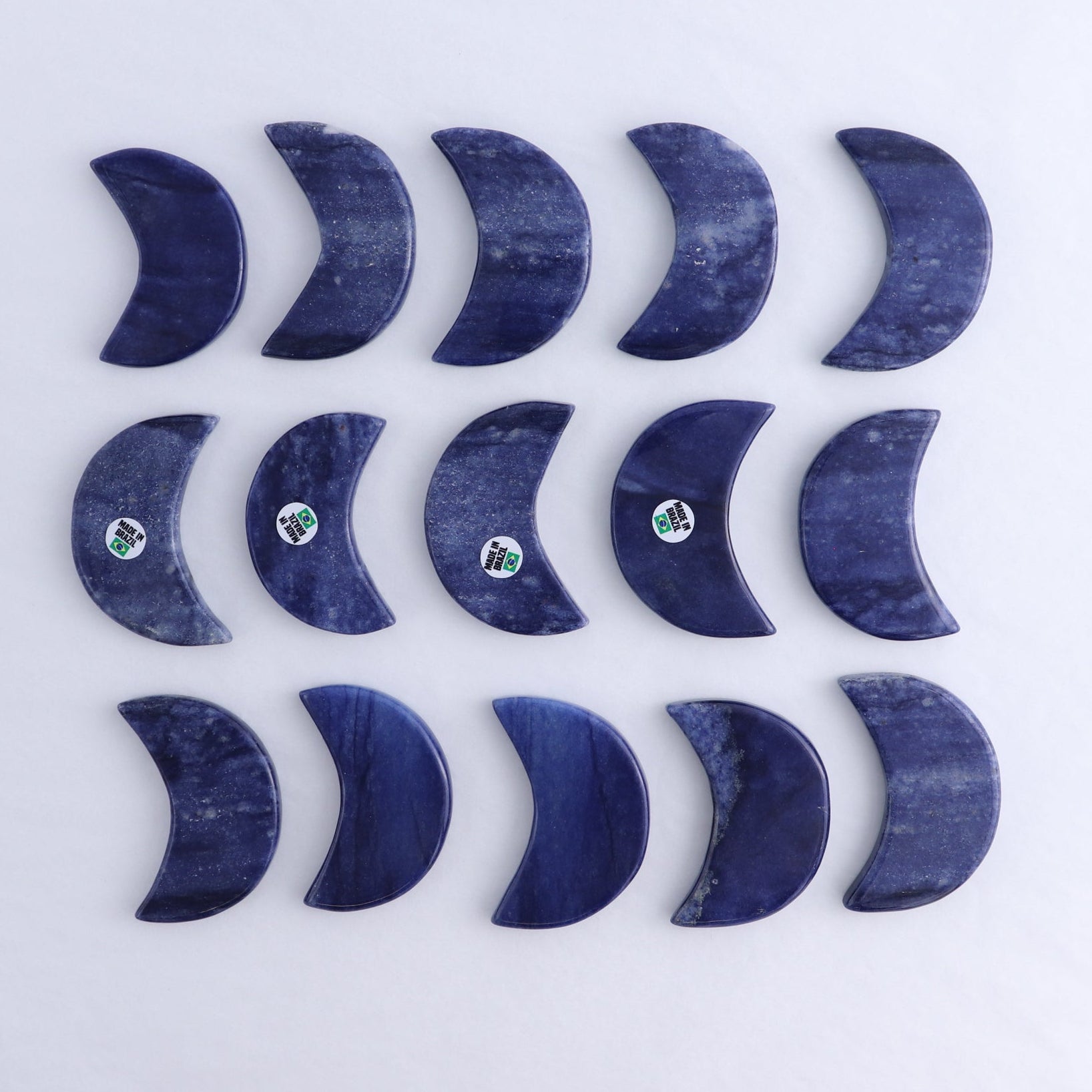Blue Aventurine Flat Moon from Brazil - Expert Wholesale and Supplier of Wholesale Crystals & Bulk Gemstones, ["Blue Aventurine","Brazil","moons"]