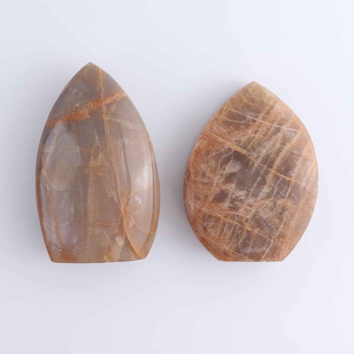 Peach Moonstone Freeform Set of 6 | Mi Esperanza Minerals | Supplier of Crystals and Onyx