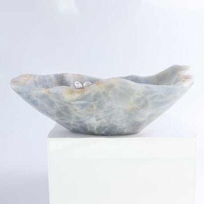 Blue Calcite Bowl