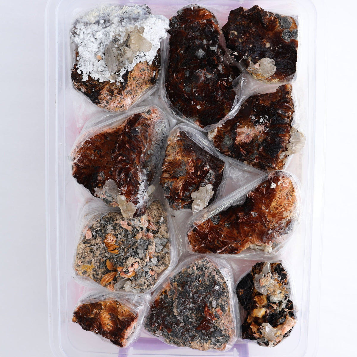 Cerussite Barite from Morocco Flat