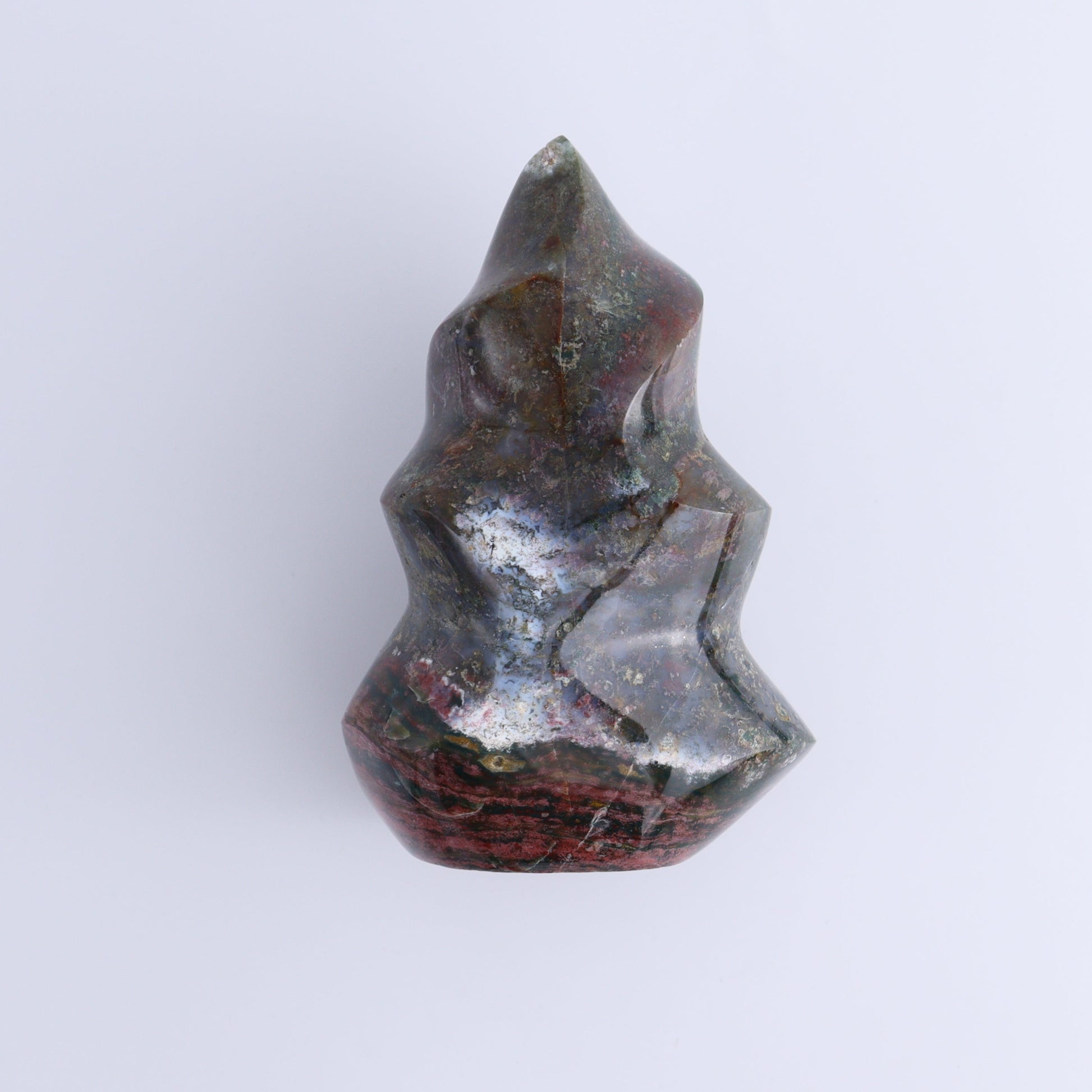 Ocean Jasper Flames Set of 5 - Expert Wholesale and Supplier of Wholesale Crystals & Bulk Gemstones, ["close_30","flames","jasper","Madagascar","Ocean Jasper"]