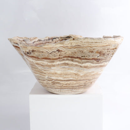 Mexican Onyx/Calcite Bowl 16"