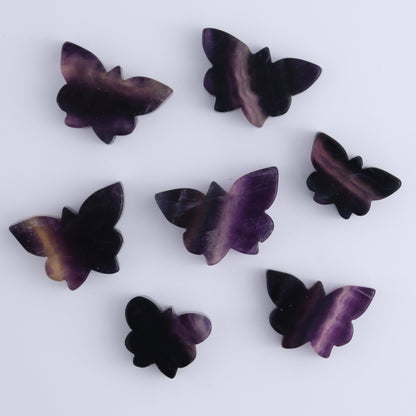 Fluorite Butterflies Set of 25 - Expert Wholesale and Supplier of Wholesale Crystals & Bulk Gemstones, ["Butteflies","Fluorite"]