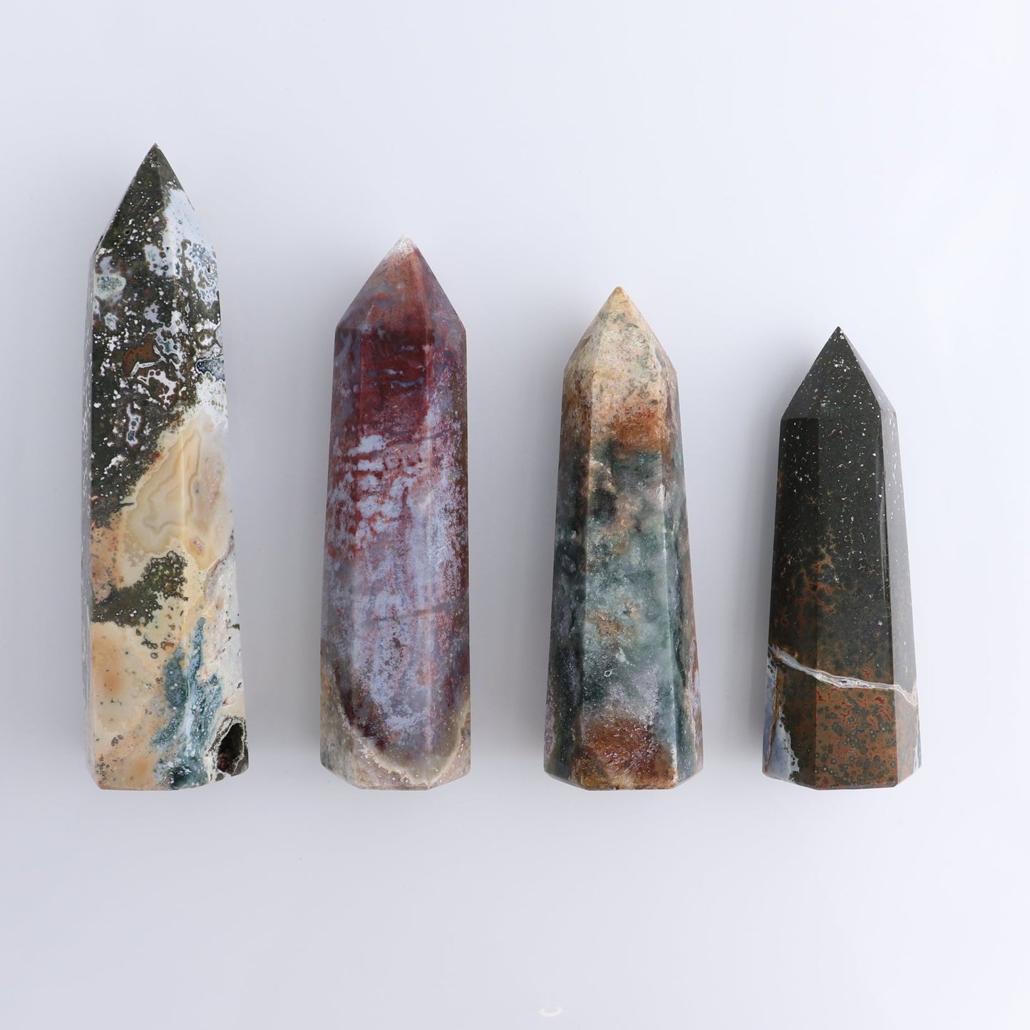 Ocean Jasper Towers Set of 4