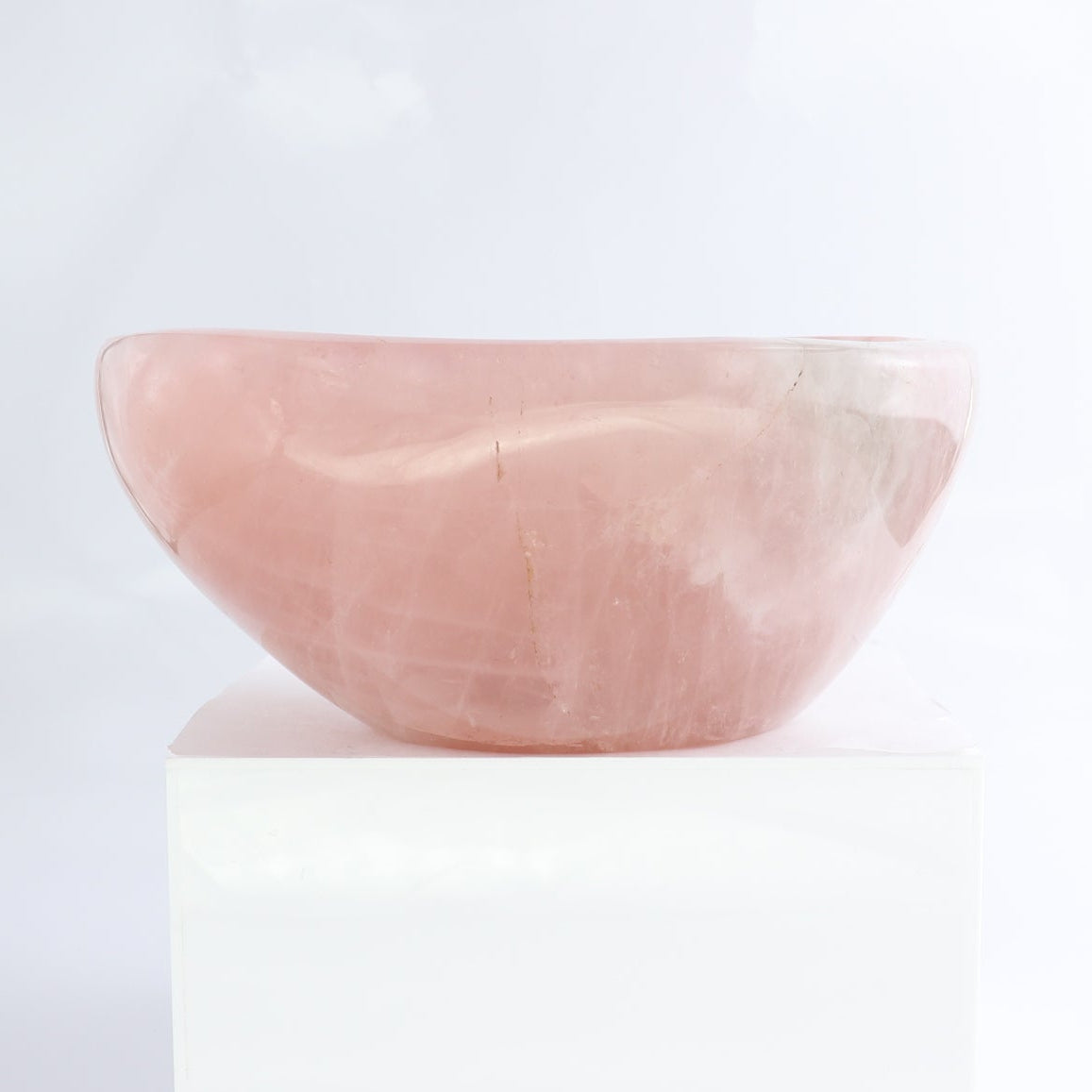 Rose Quartz Bowl 8"