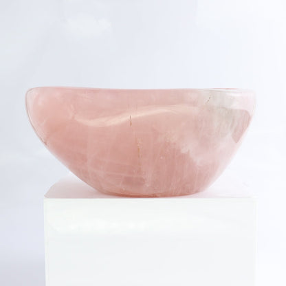 Rose Quartz Bowl 8"