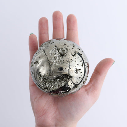 Pyrite Spheres Set of 2