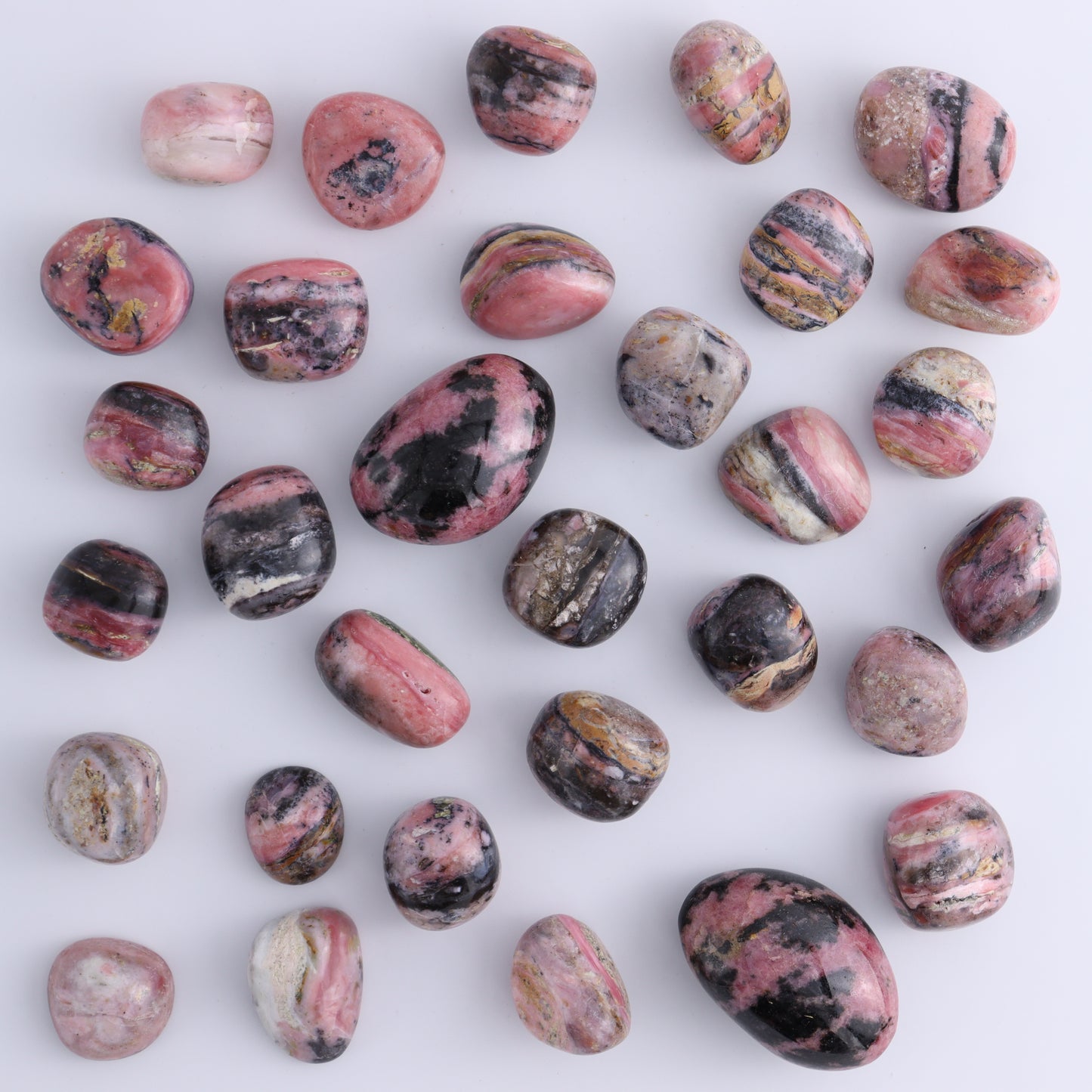 Pink Opal Tumbles 500g Set - Expert Wholesale and Supplier of Wholesale Crystals & Bulk Gemstones, ["Pink Opal","tumbles"]