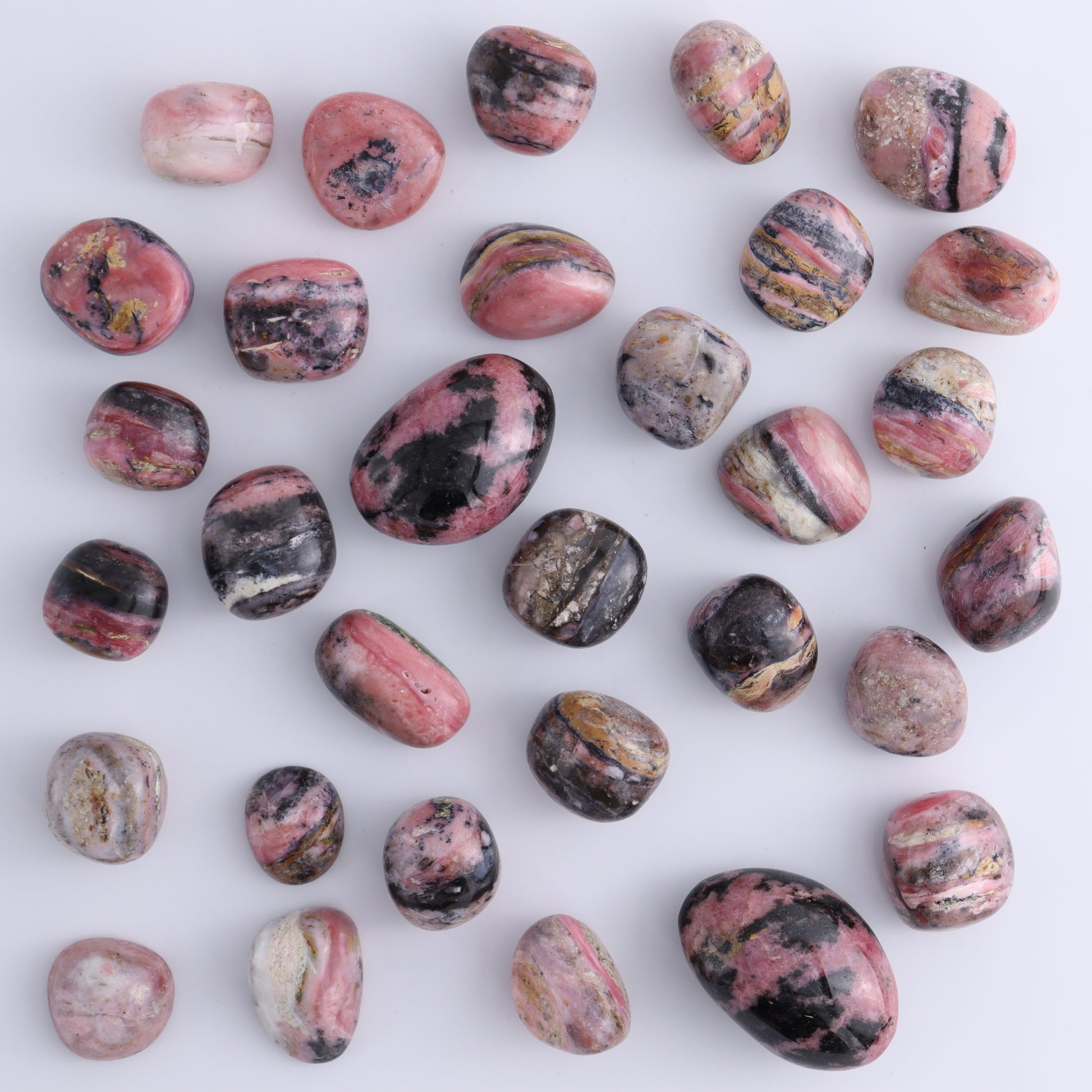 Pink Opal Tumbles 500g Set - Expert Wholesale and Supplier of Wholesale Crystals & Bulk Gemstones, ["Pink Opal","tumbles"]