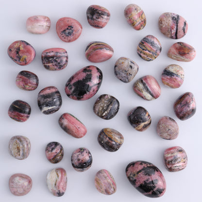 Pink Opal Tumbles 500g Set - Expert Wholesale and Supplier of Wholesale Crystals & Bulk Gemstones, ["Pink Opal","tumbles"]