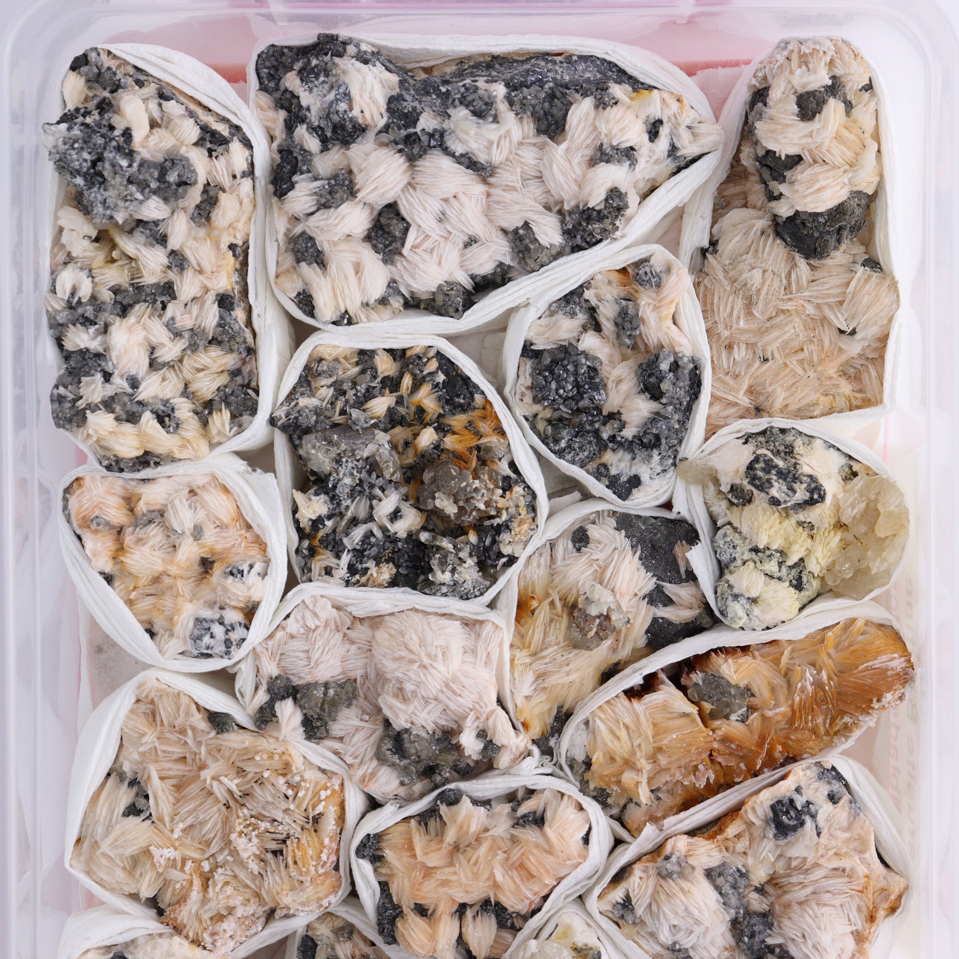 Cerussite Barite from Morocco Flat - Expert Wholesale and Supplier of Wholesale Crystals & Bulk Gemstones, ["Cerussite Barite","Flats","Morocco"]