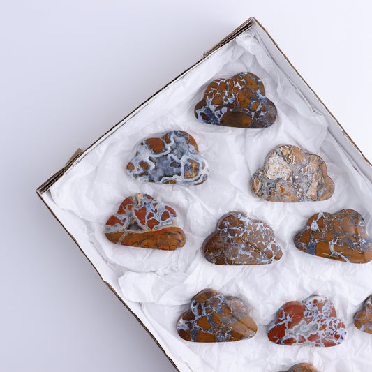 Brecciated Jasper Clouds Set of 10 - Expert Wholesale and Supplier of Wholesale Crystals & Bulk Gemstones, ["Brecciated Jasper","Clouds","Indonesia"]