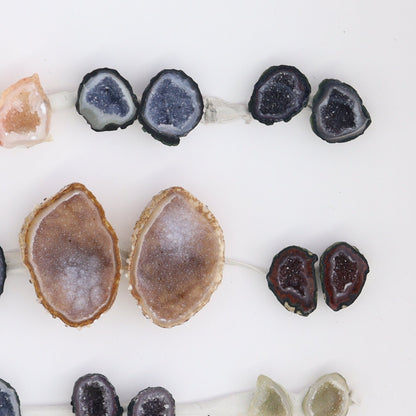 Tabasco Geodes 9 Pairs - Expert Wholesale and Supplier of Wholesale Crystals & Bulk Gemstones, ["Geodes","Tabasco Geode"]