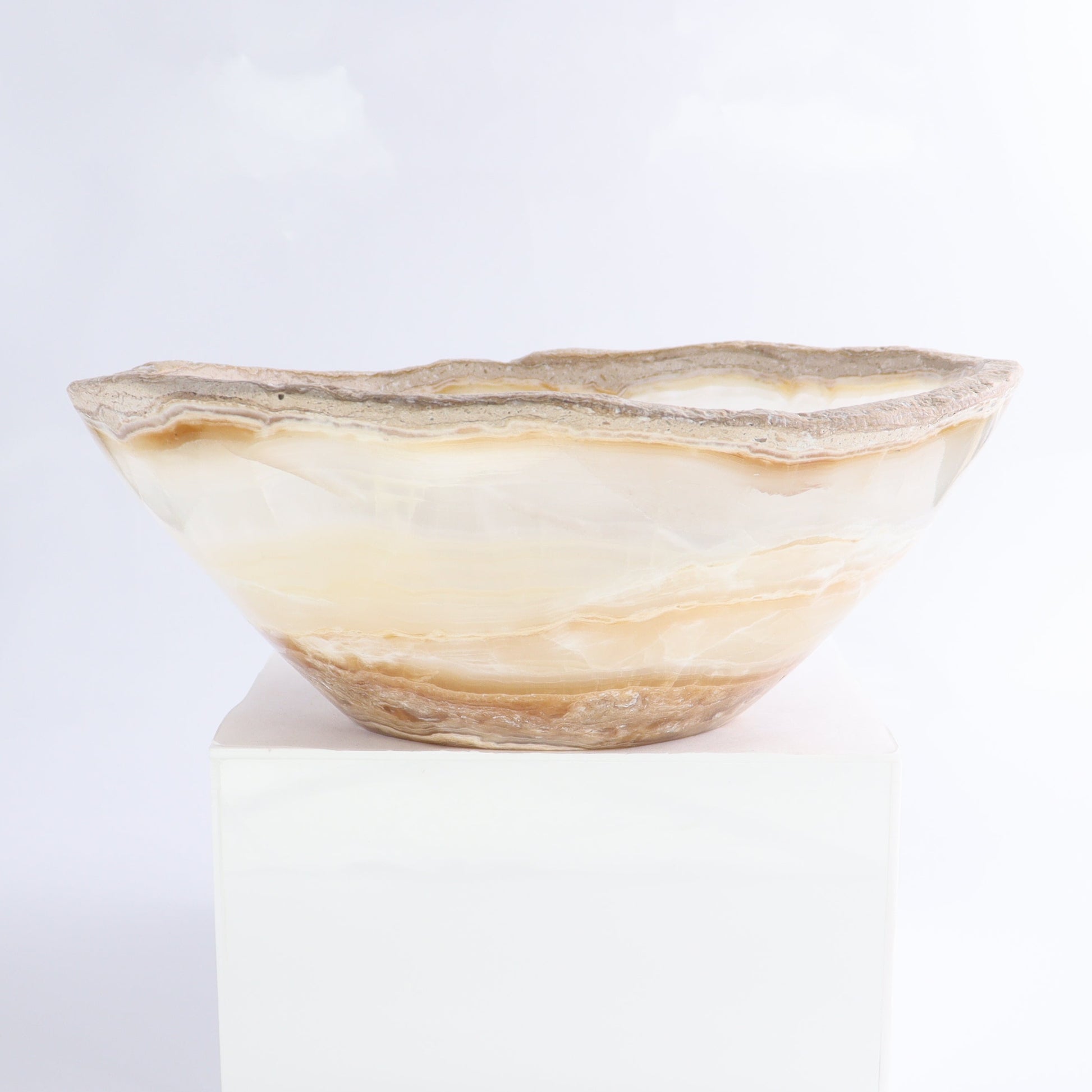 Mexican Onyx/Calcite Bowl - Expert Wholesale and Supplier of Wholesale Crystals & Bulk Gemstones, ["Bowls","Calcite","Mexico","onyx"]