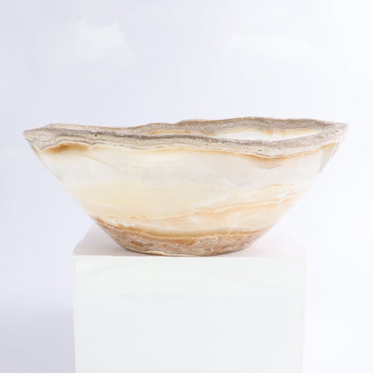 Mexican Onyx/Calcite Bowl - Expert Wholesale and Supplier of Wholesale Crystals & Bulk Gemstones, ["Bowls","Calcite","Mexico","onyx"]
