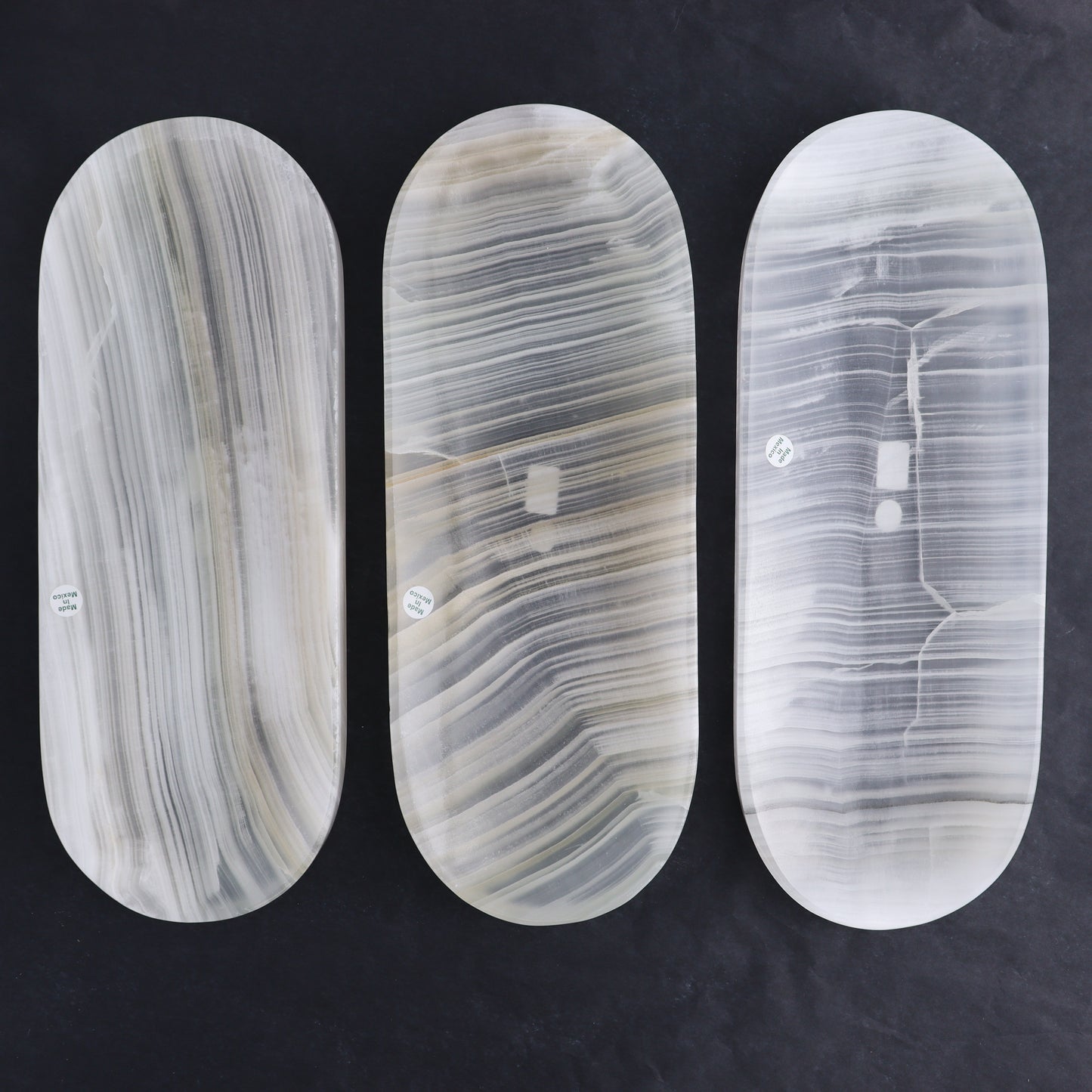 White Onyx Oval Dish - Expert Wholesale and Supplier of Wholesale Crystals & Bulk Gemstones, ["Decorative Dish","Mexico","onyx","Oval Dish"]