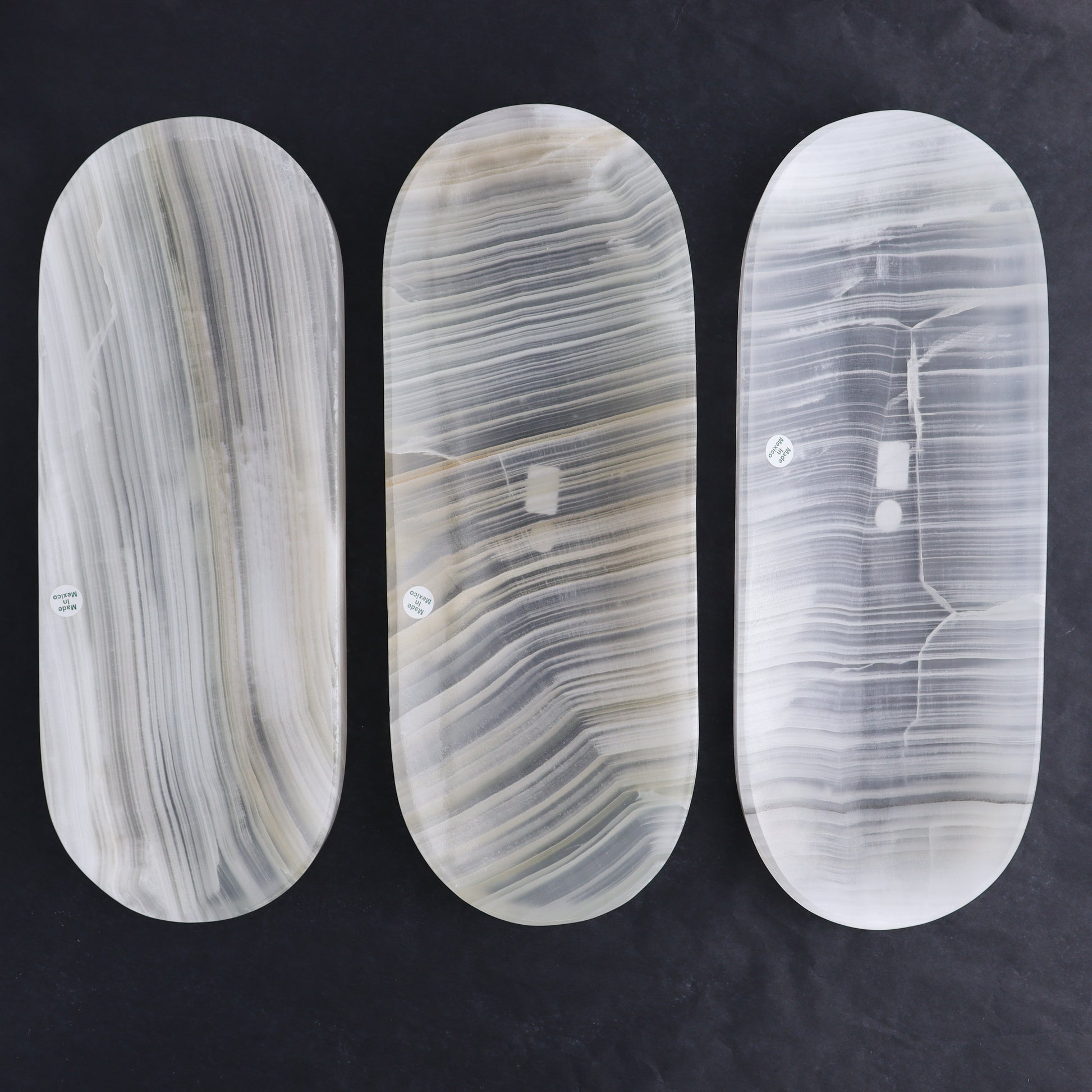 White Onyx Oval Dish - Expert Wholesale and Supplier of Wholesale Crystals & Bulk Gemstones, ["Decorative Dish","Mexico","onyx","Oval Dish"]