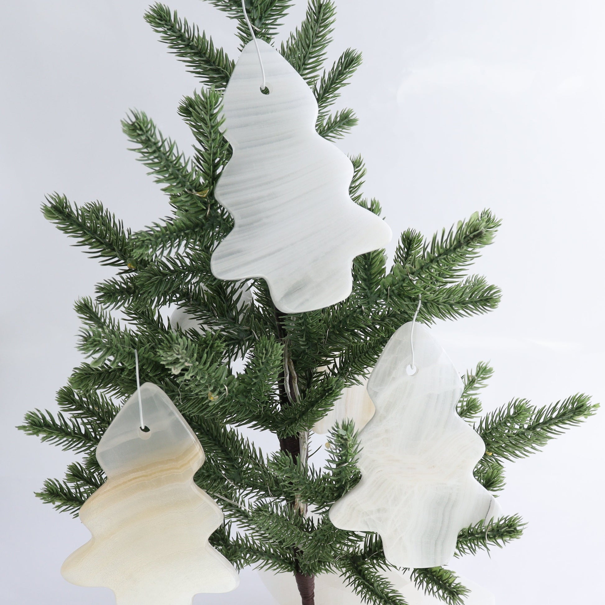 One White Onyx Tree Ornament - Expert Wholesale and Supplier of Wholesale Crystals & Bulk Gemstones, ["Catalog Onyx","Mexico","onyx","Ornament","Tree"]