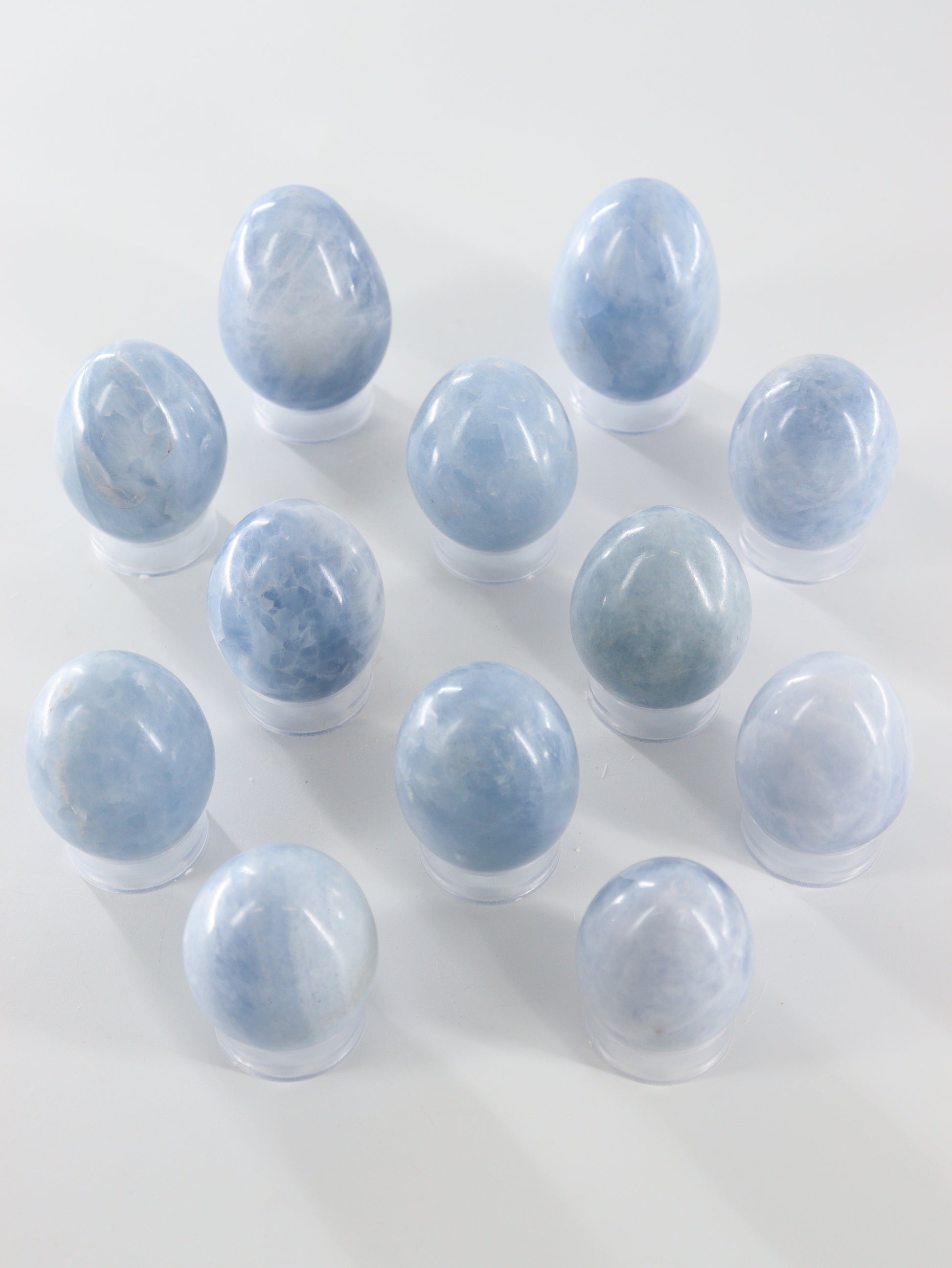 Calcite Eggs Set of 12 - Expert Wholesale and Supplier of Wholesale Crystals & Bulk Gemstones, []